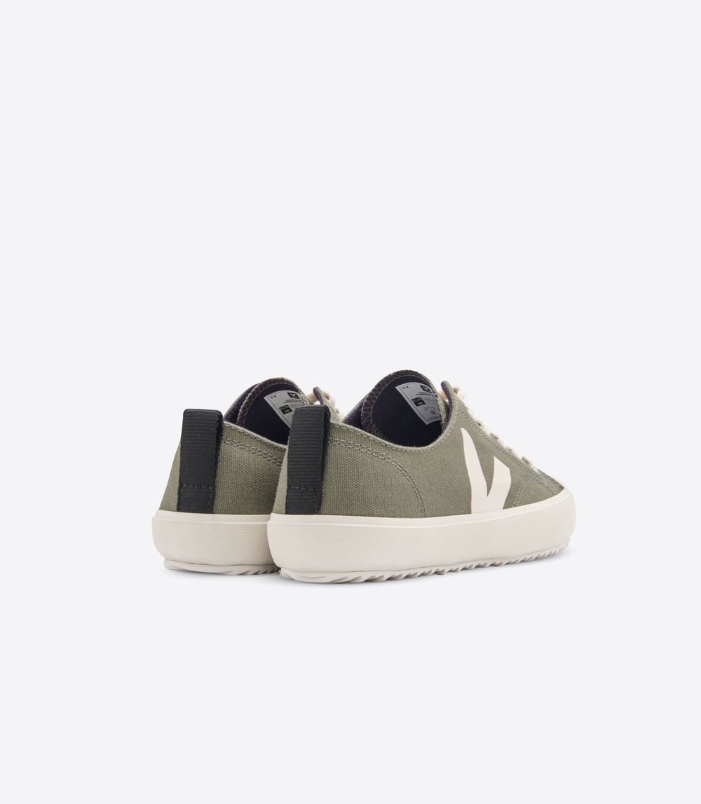 Veja Sneakers Mens - Nova Canvas - Olive/White - 5916LJXNM